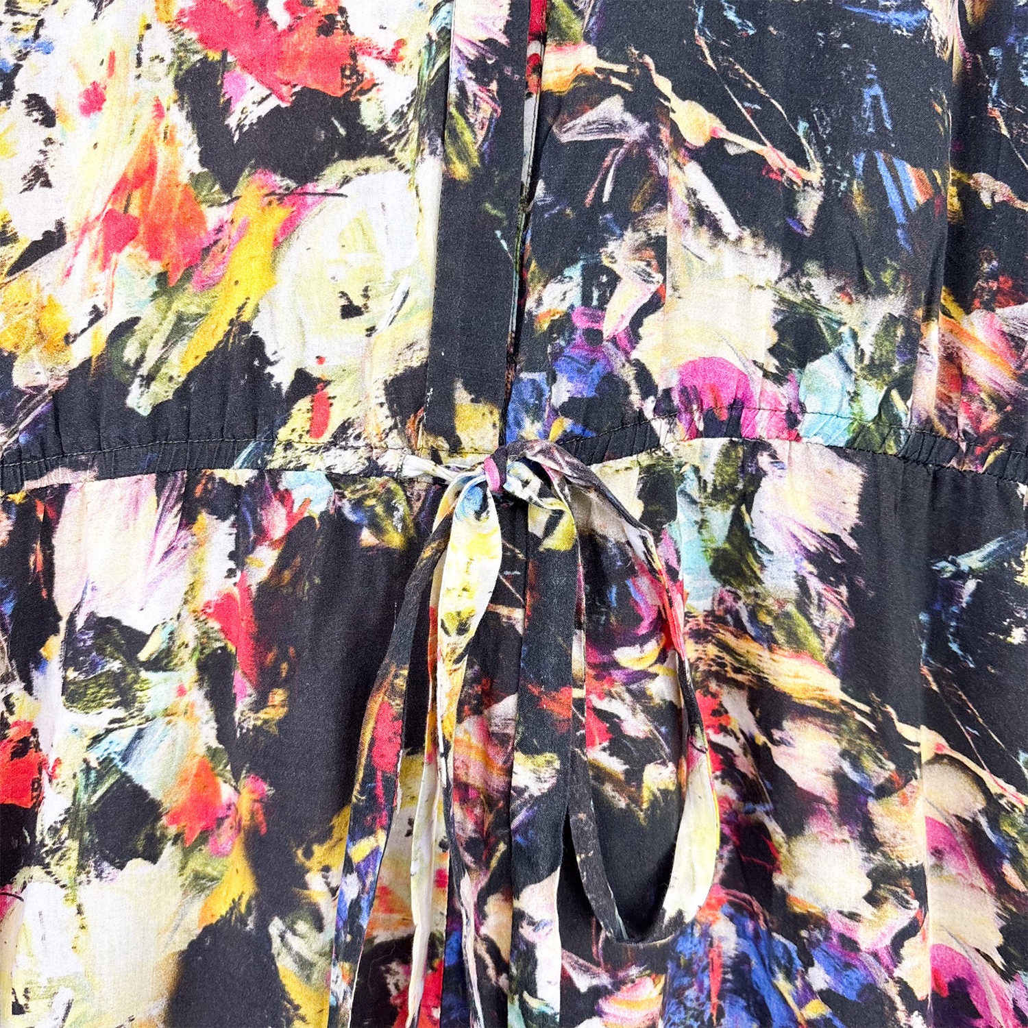 Bl^nk London Tie Dye Cropped Jumpsuit - Size Medium