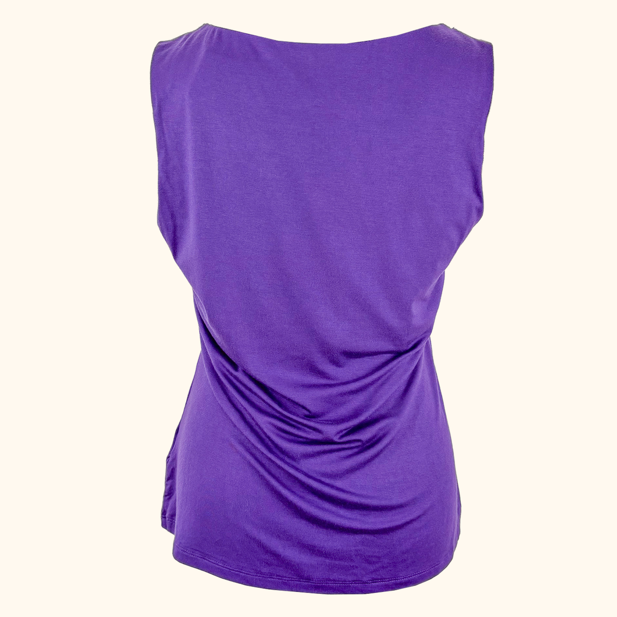 Pomodoro Purple Sequin Jersey Vest - Size 16