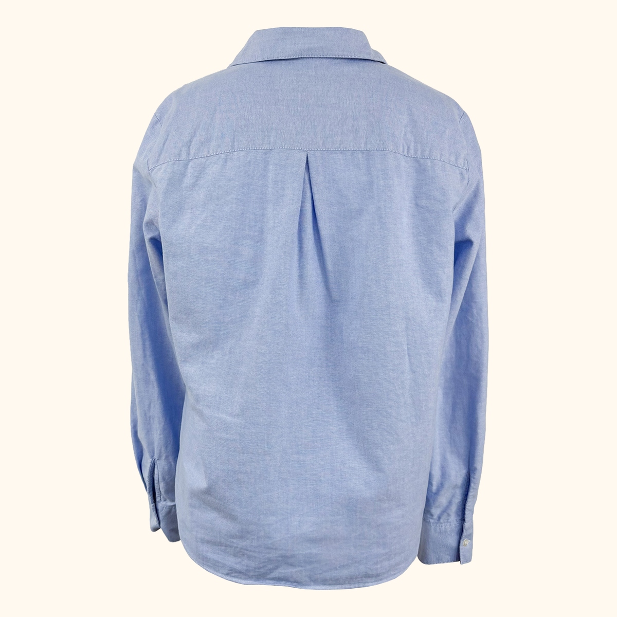 Sezane Blue Tomboy Shirt - Size 12