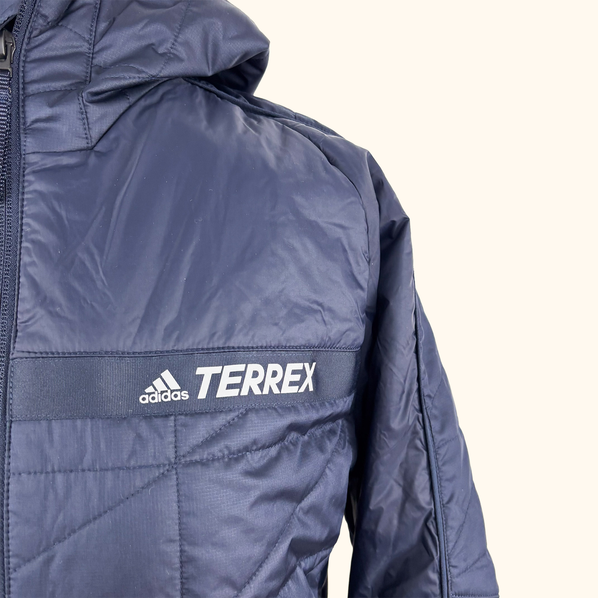 Adidas Terrex Navy Blue Insulated Jacket - Size Medium