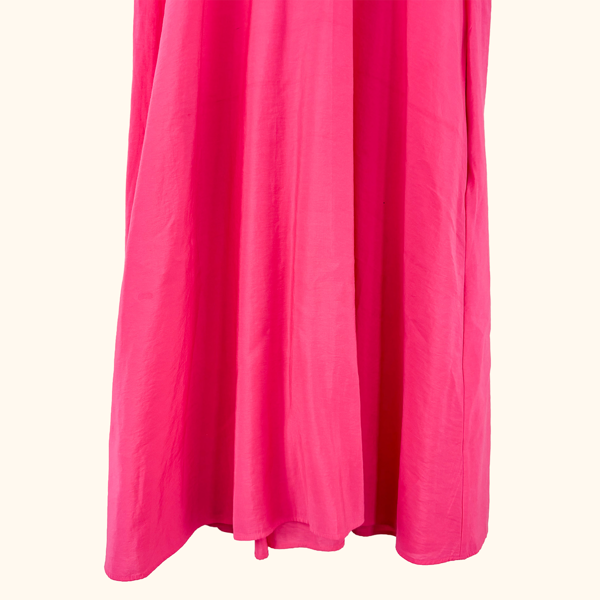 Cos High Neck Pink Midi Dress - Size 6