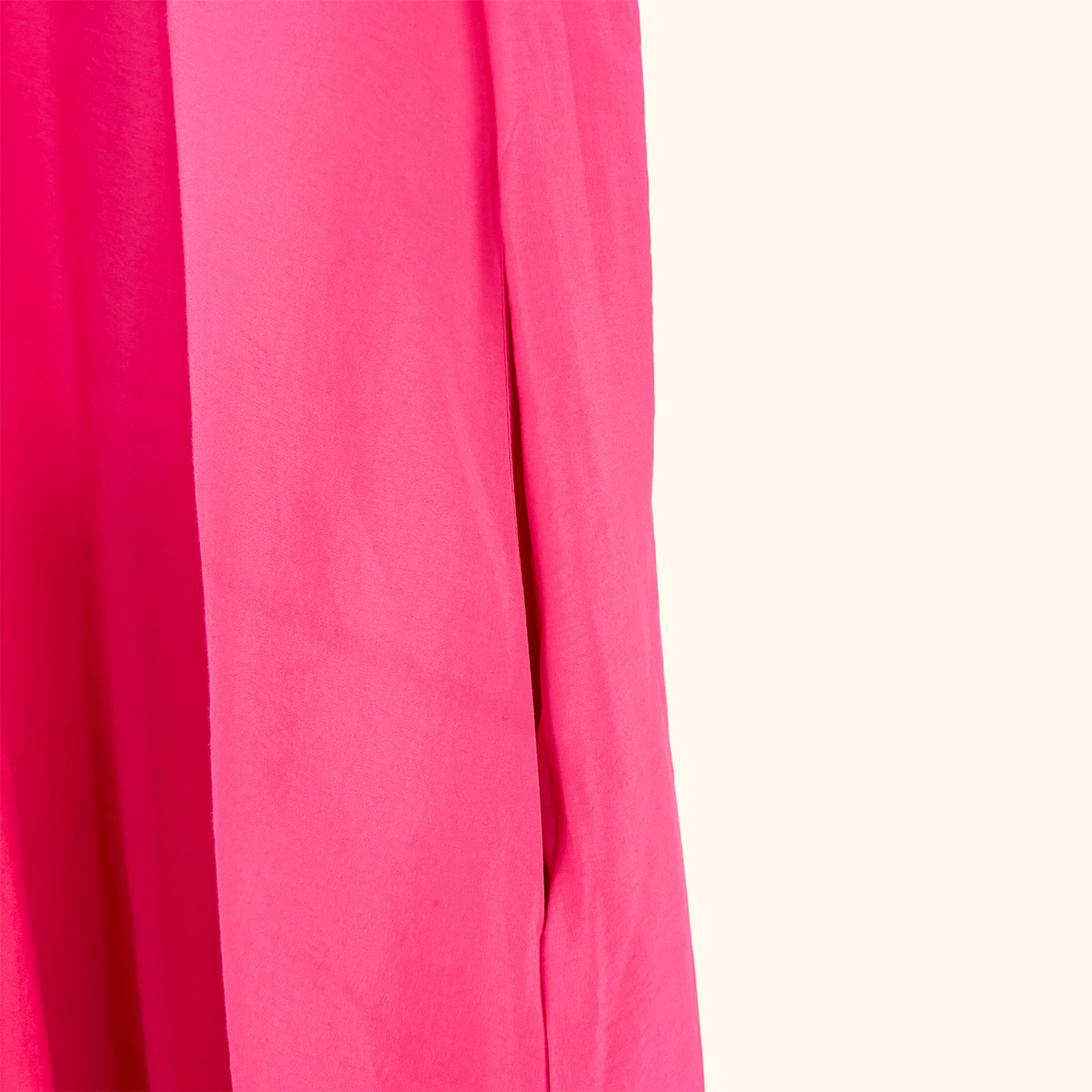 Cos High Neck Pink Midi Dress - Size 6