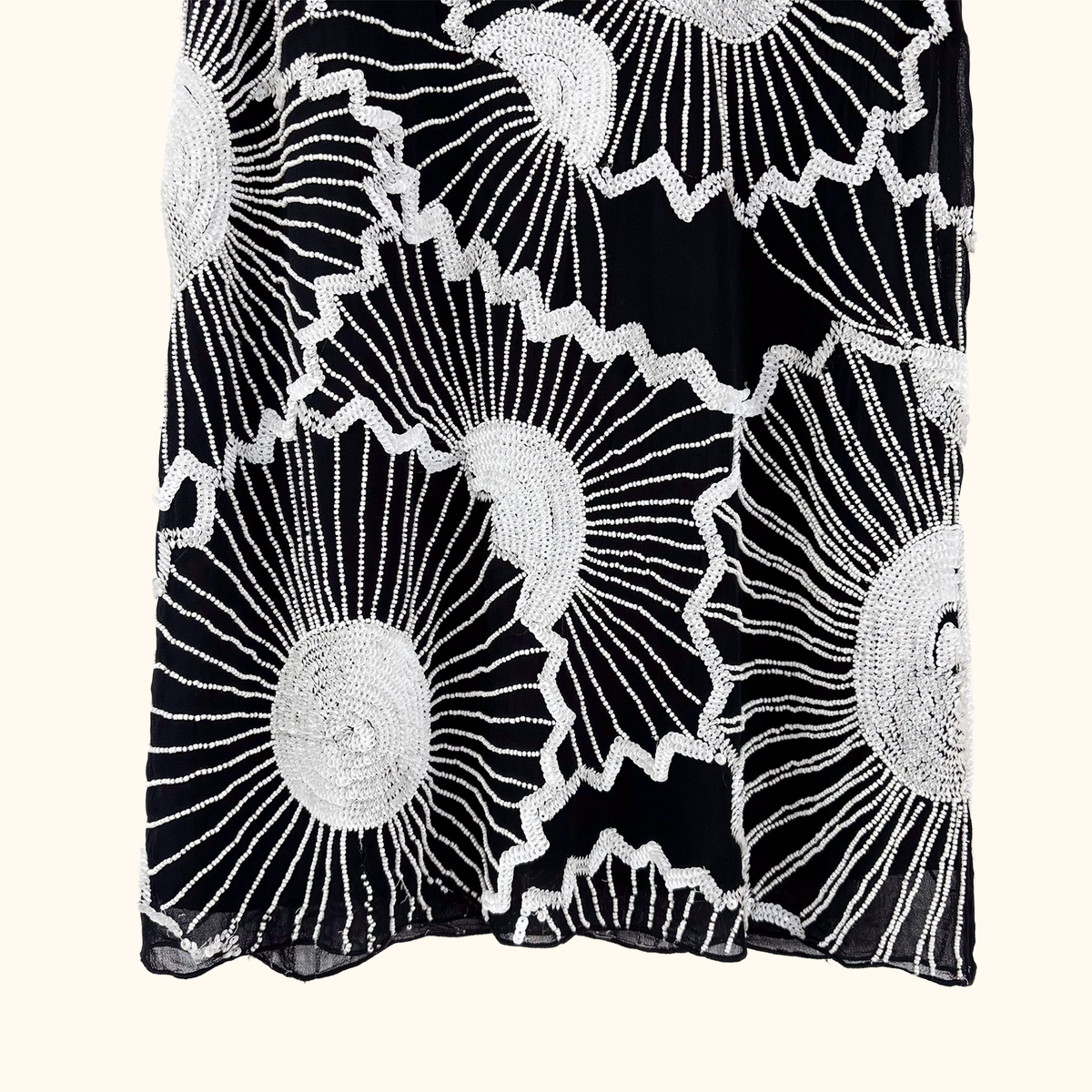 French Connection Beaded Mini Dress - Size 10