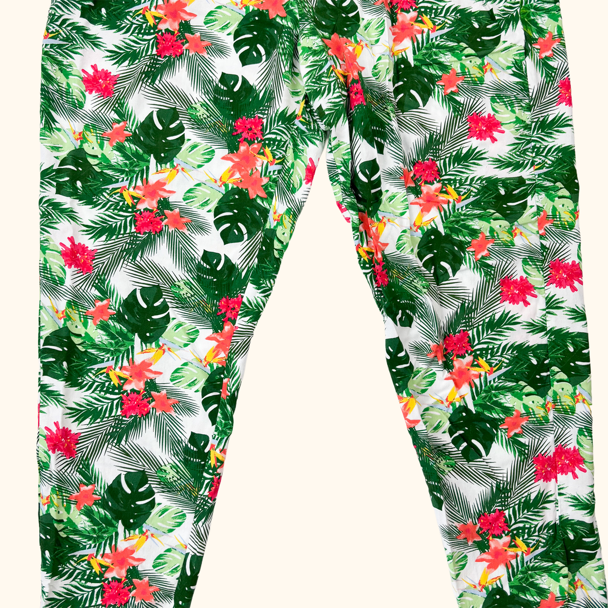 Hush Tropical Tapered Trousers - Size 12
