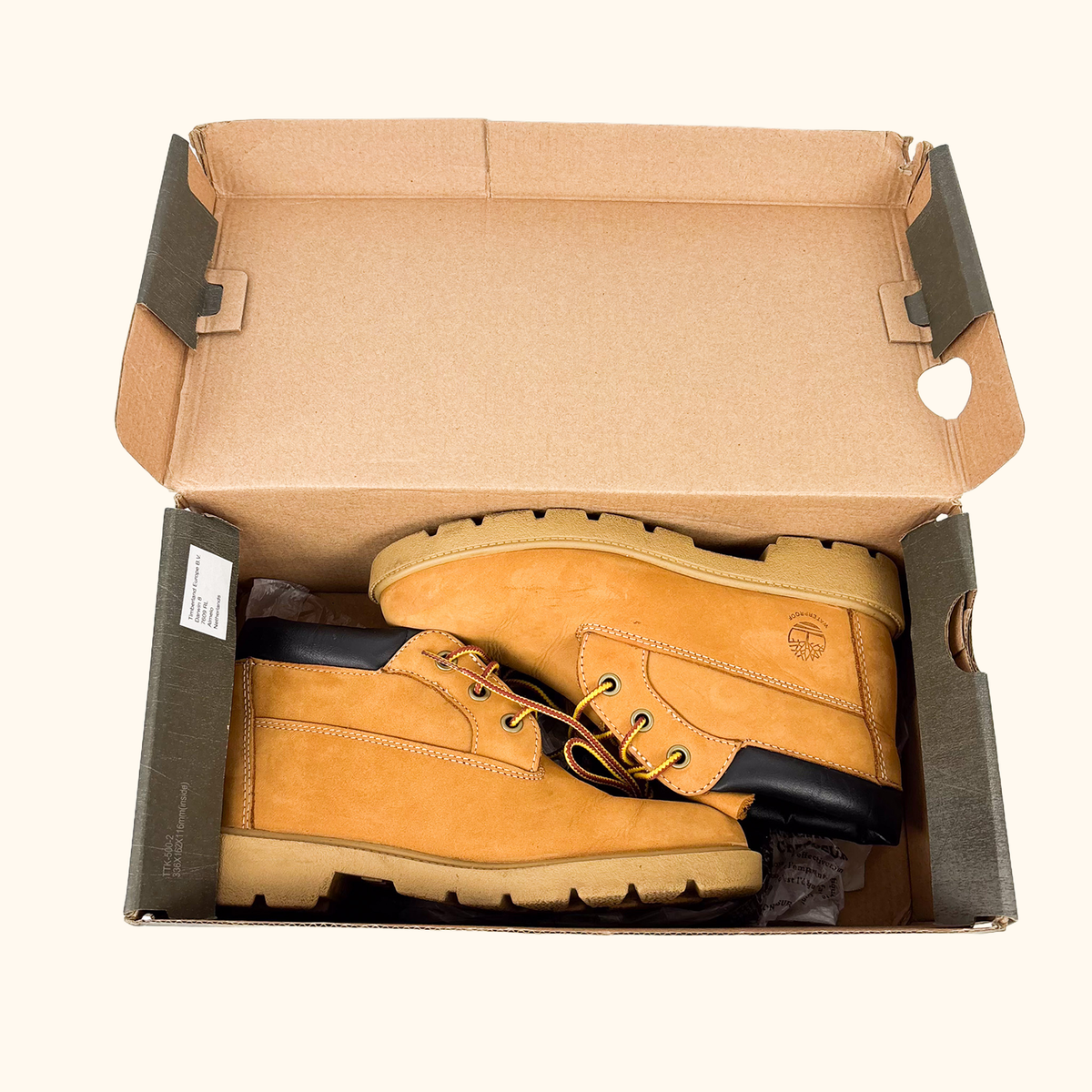 Timberland Waterproof Chukka Wheat Boots - Size 3.5