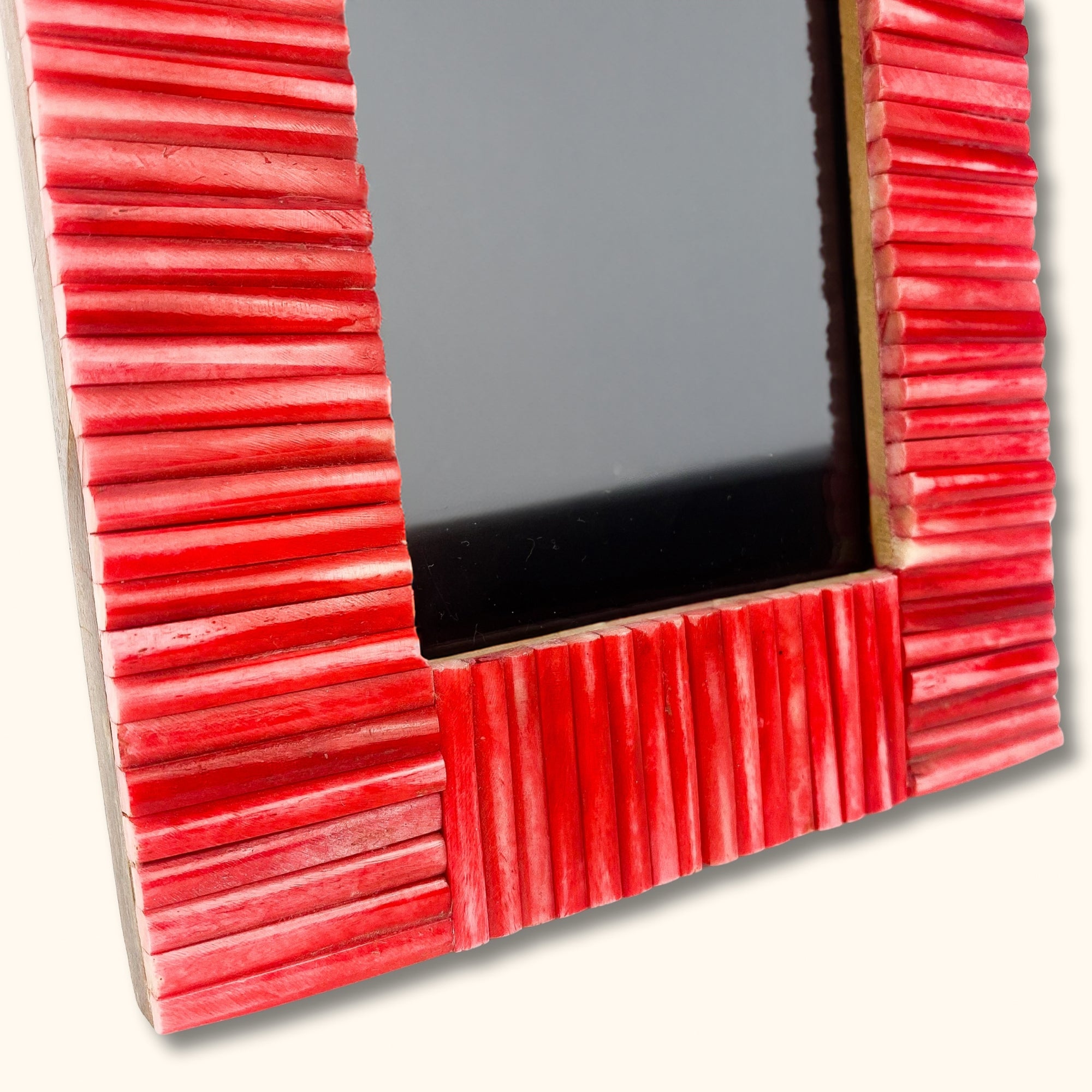 Red Hand Crafted Picture Frame 6x4 -  - Frames