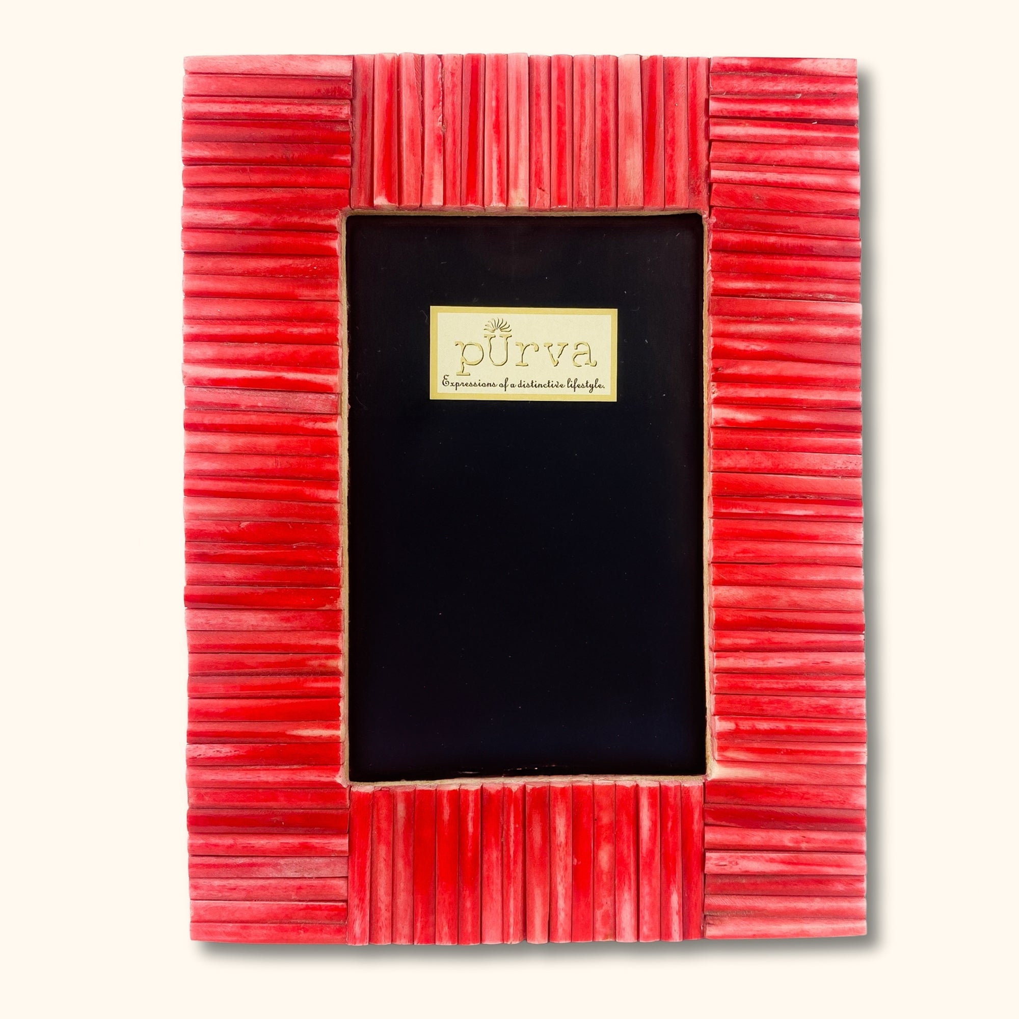 Red Hand Crafted Picture Frame 6x4 -  - Frames