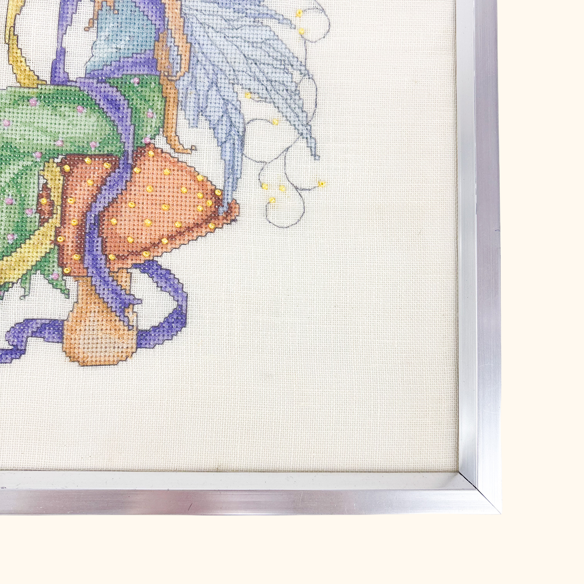 Joan Elliott "Faerie Mother" Cross Stitch Art Complete