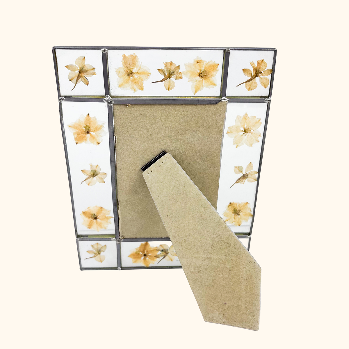 Pressed Flower Glass Picture Frame 6x4 Inch