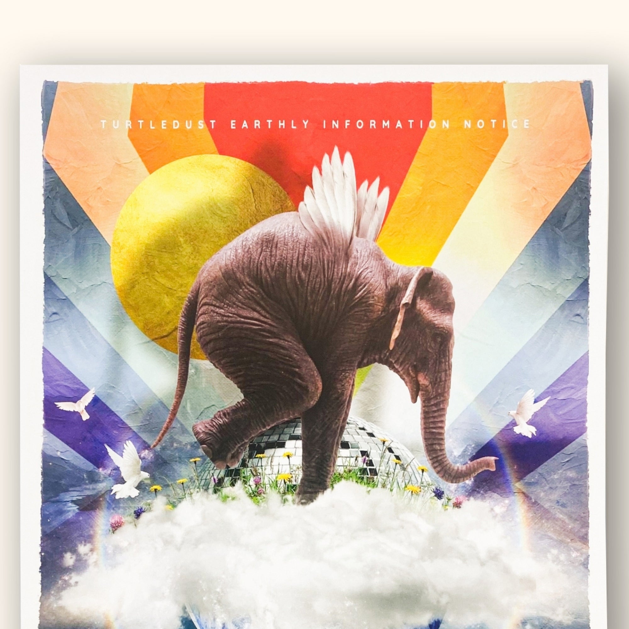 Turtledust Save Our Disco Unique Print 30cm x 42cm - - Artwork