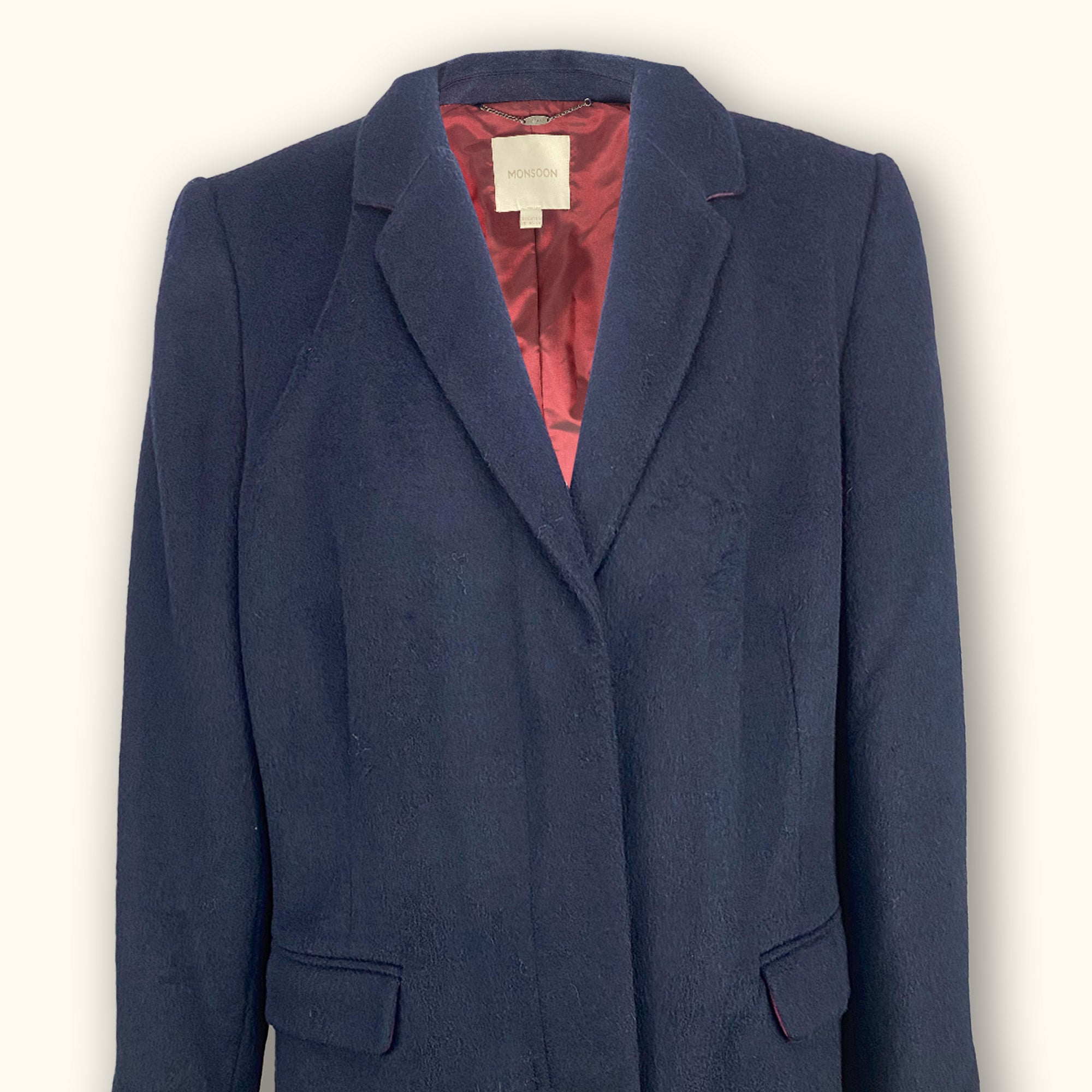 Monsoon Soft Wool Blend Ombre Coat - Size 18 -  - Coats & jackets