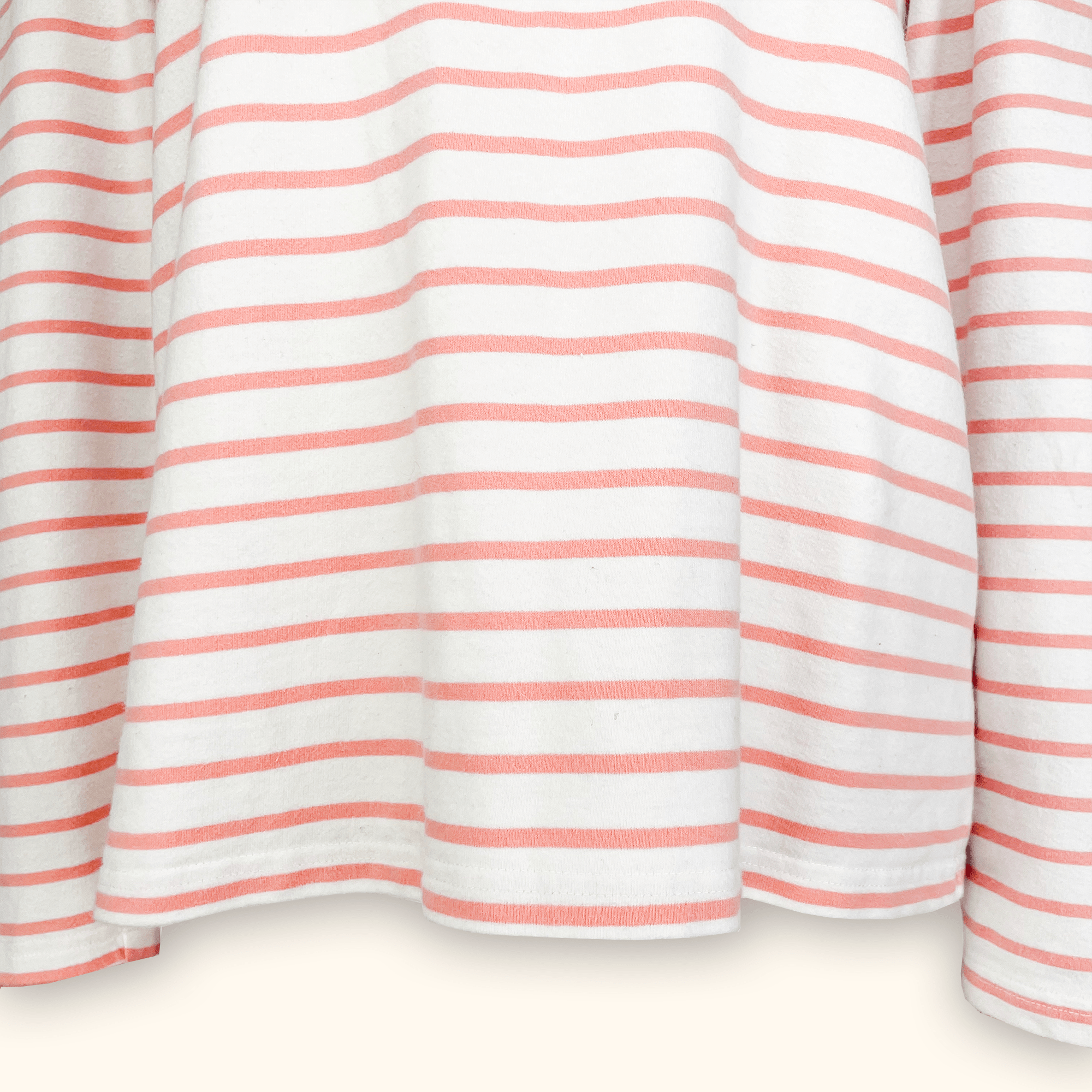 Oliver Bonas Striped Pink & White Long Sleeve Top - Size 12 Oliver Bonas