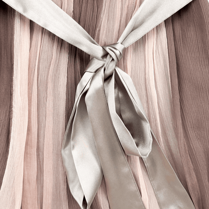 Kookai Whimsyfairy Pink and Brown Ruffle Cami Dress - Size 8