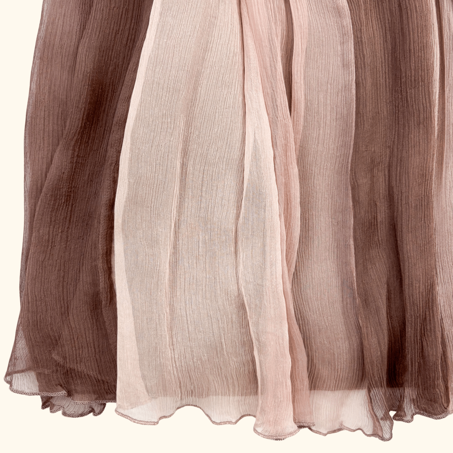 Kookai Whimsyfairy Pink and Brown Ruffle Cami Dress - Size 8