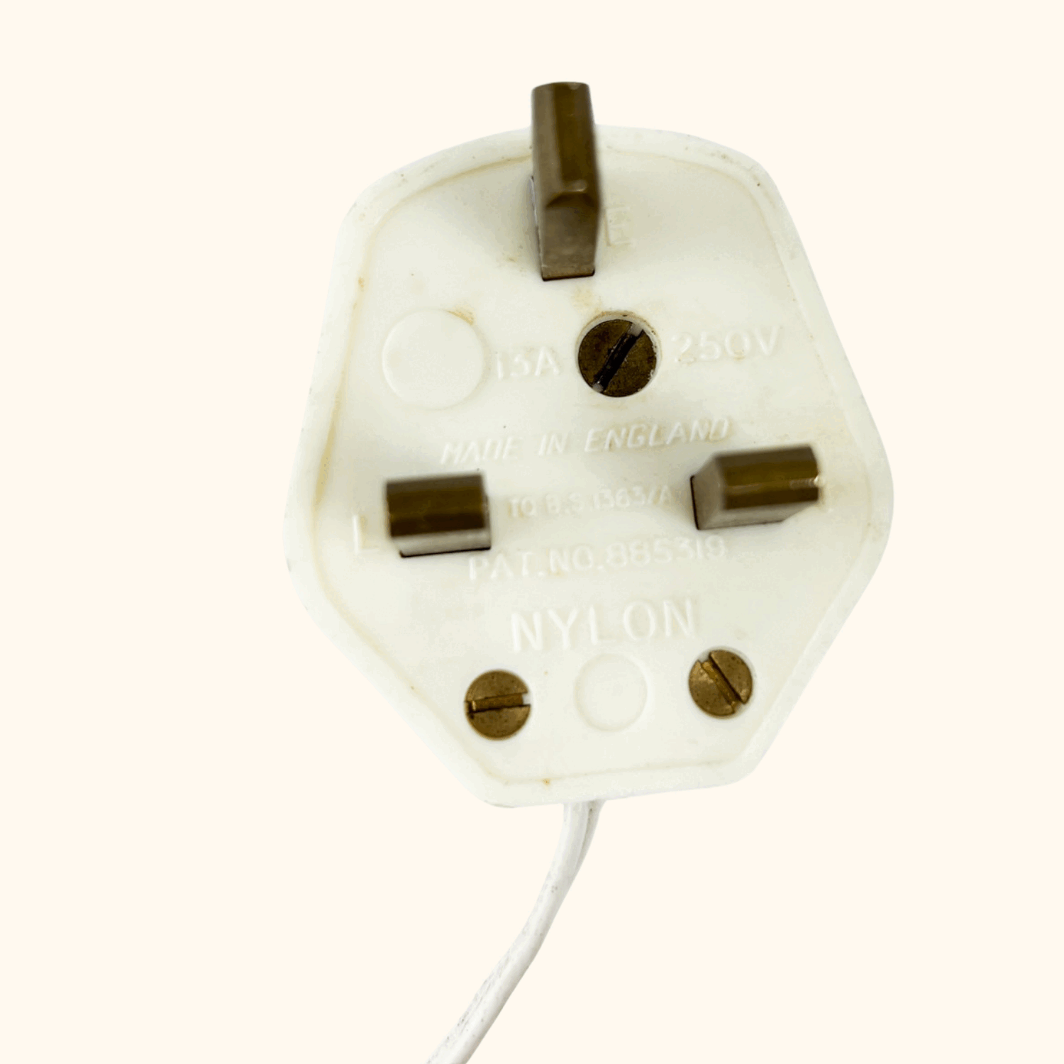 Vintage 1970s Ceramic Abstract Table Lamp Base -  - Lighting