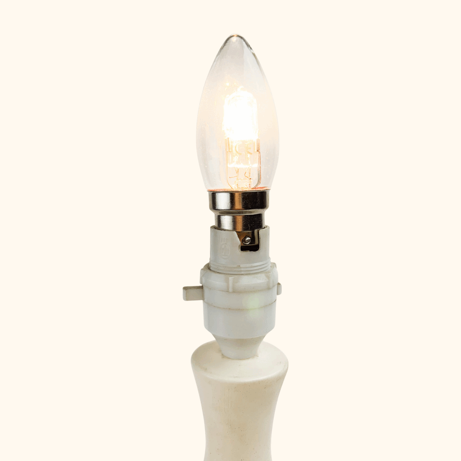 Vintage 1970s Ceramic Abstract Table Lamp Base -  - Lighting