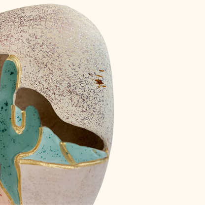 Desert Mexican Pottery Sparkle Vase -  - Vases