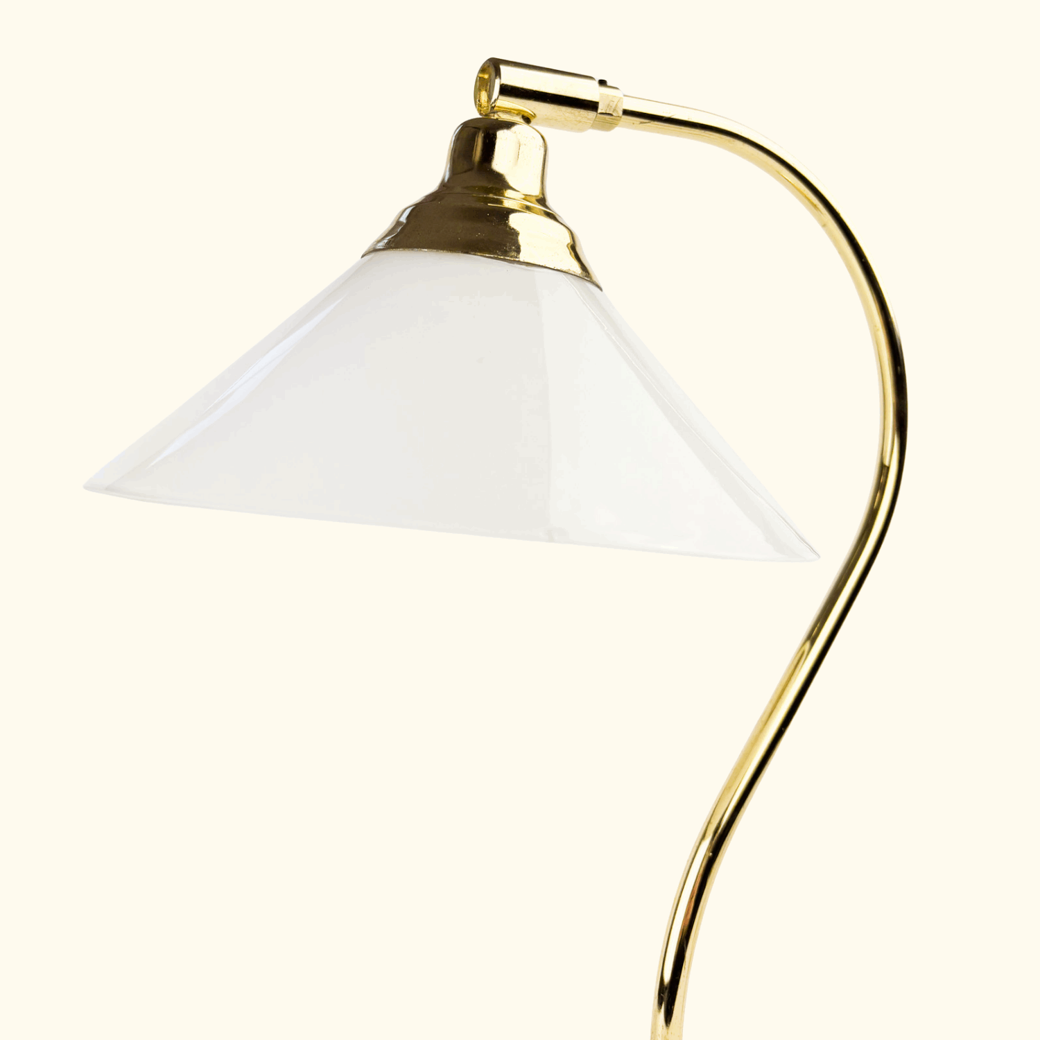 Vintage IKEA Brass Tone Korby Table Lamp IKEA