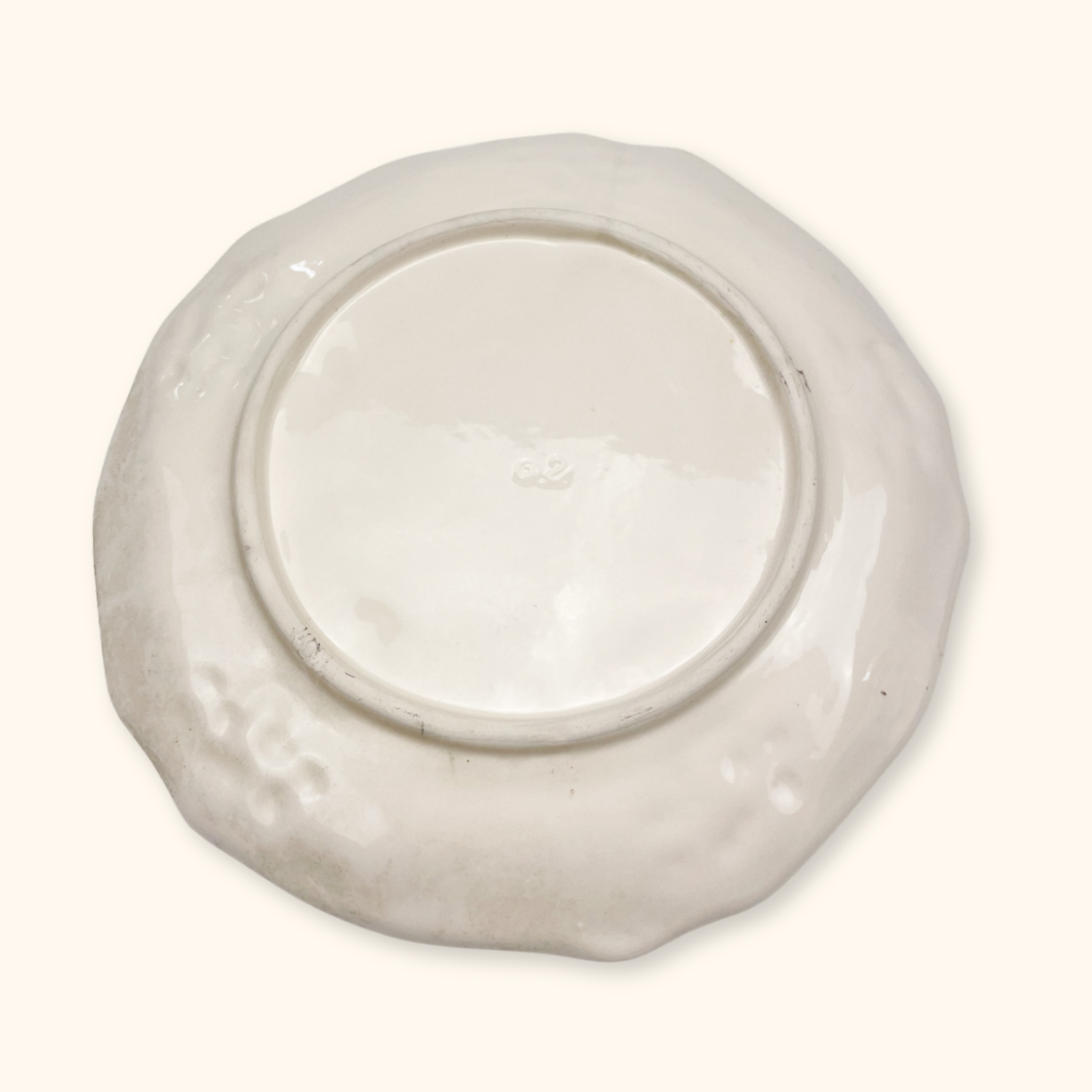 Vintage Grape Round Serving Plate