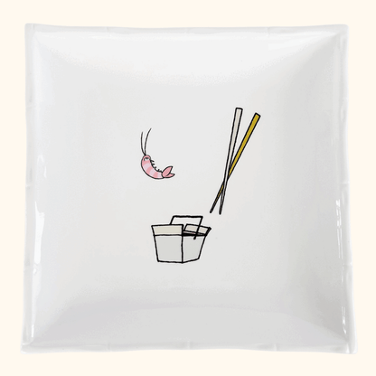Jessica Glickman Take Out Signature Home Bamboo Square Plate Jessica Glickman