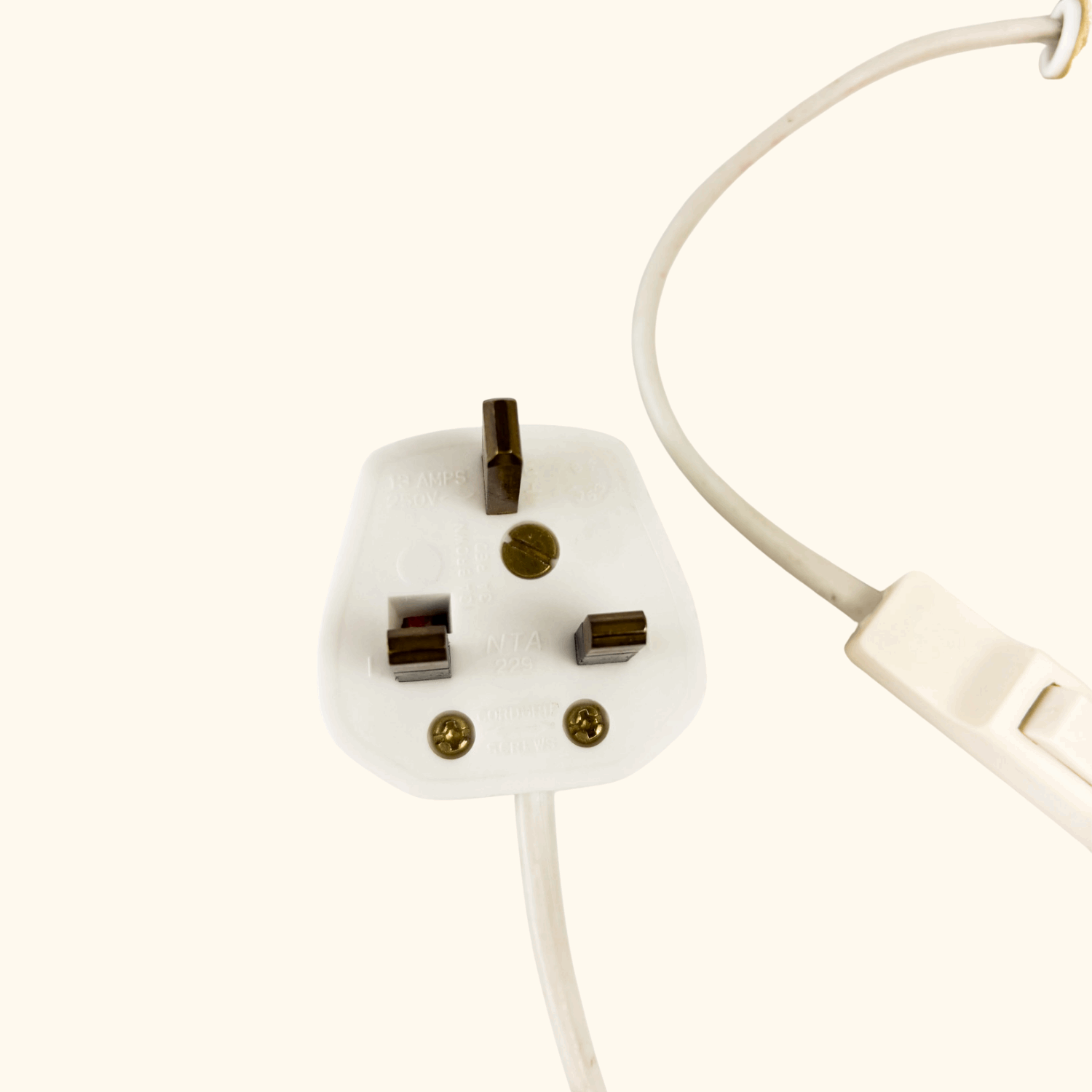 Vintage IKEA Brass Tone Korby Table Lamp IKEA