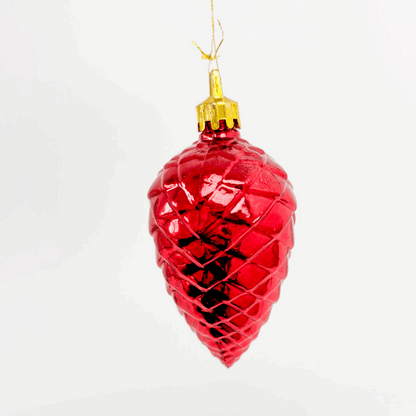 90s Inspired Red Shatterproof Baubles Set of 11 Sunshine Thrift