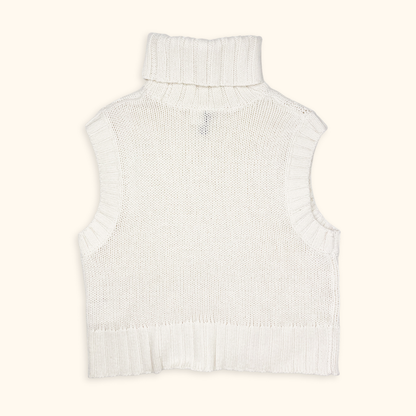 H&amp;M Cream Cable Knit Sweater Vest - Size XS H&amp;M