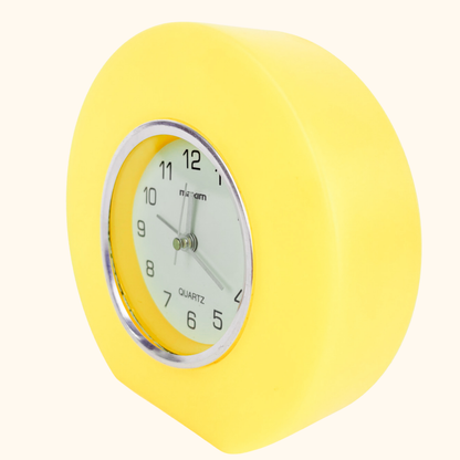 Maxim Retro Yellow Round Alarm Clock Maxim