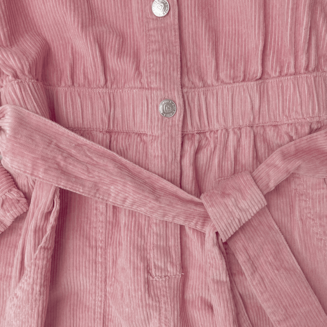 Miss Selfridge Pink Corduroy Jumpsuit - Size 8