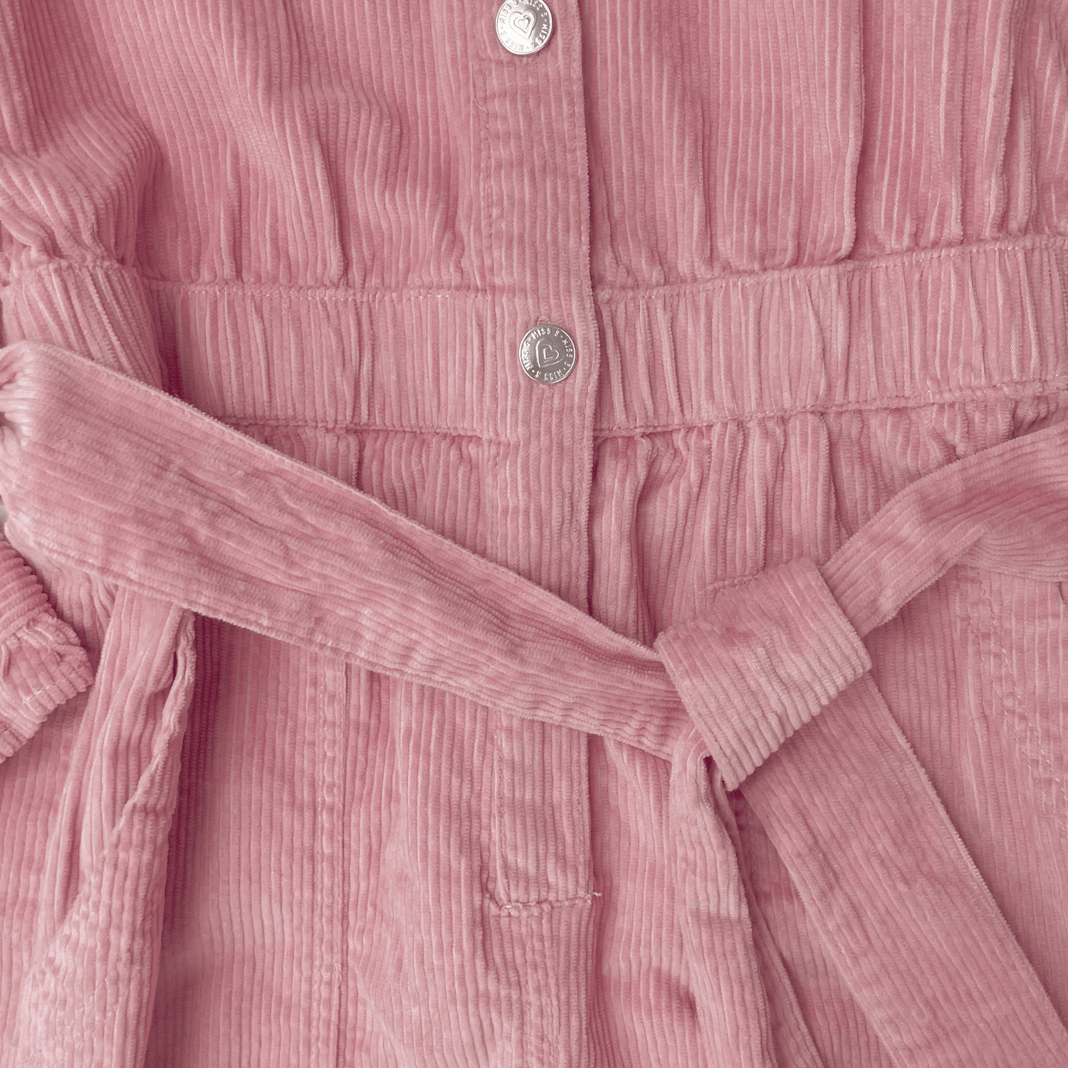 Miss Selfridge Pink Corduroy Jumpsuit - Size 8