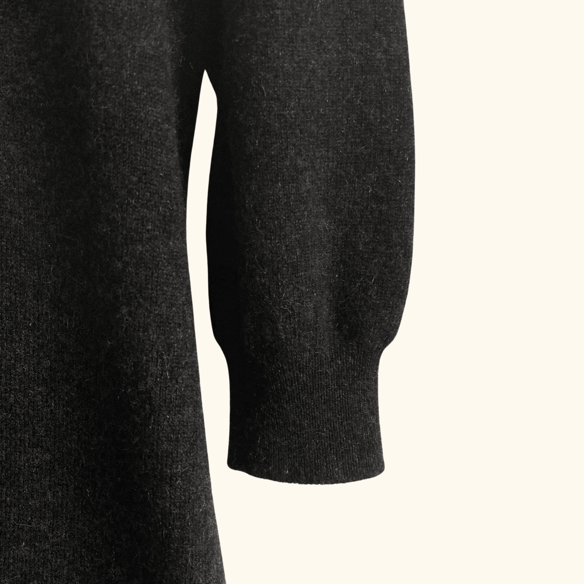 Cashmere Midi Dress Grey - Size Medium - Denner Cashmere - Dresses