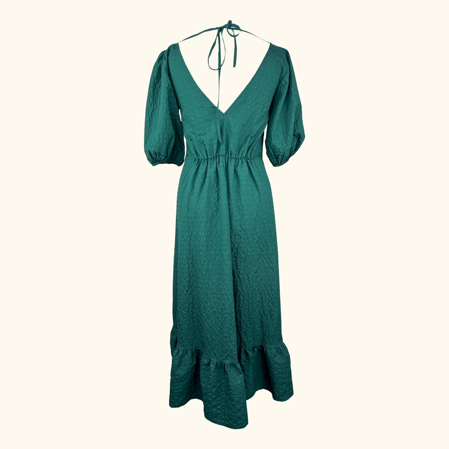 Nobody's Child Emerald Green Open Back Midi Dress Size 6 Sunshine Thrift Nobody's Child Emerald Green Open Back Midi Dress Size 6 Sunshine Thrift