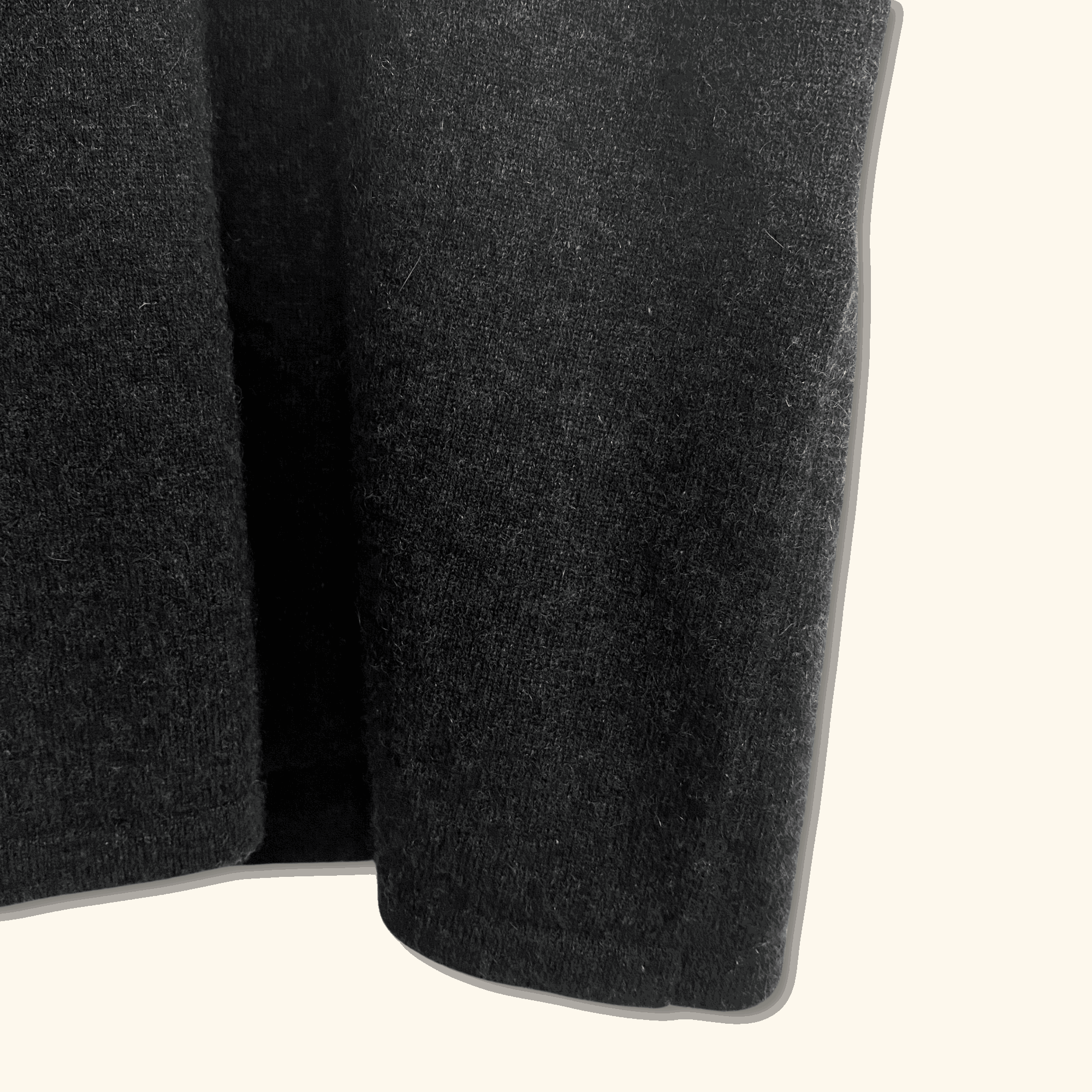 Cashmere Midi Dress Grey - Size Medium - Denner Cashmere - Dresses