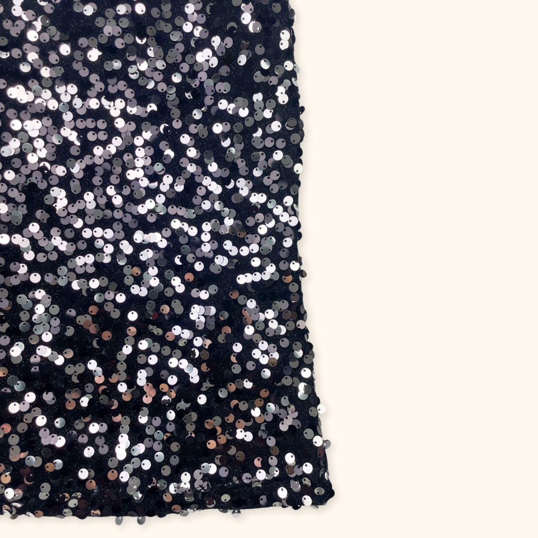 Next Black Sequin Cami Vest Top - Size 8
