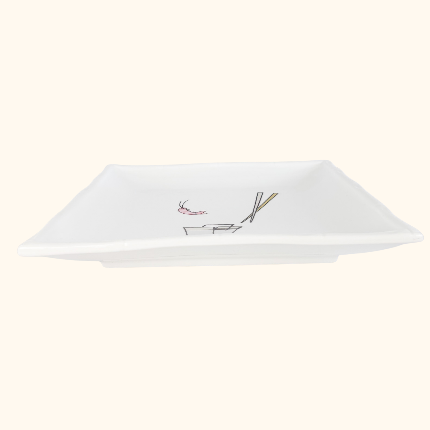 Jessica Glickman Take Out Signature Home Bamboo Square Plate Jessica Glickman