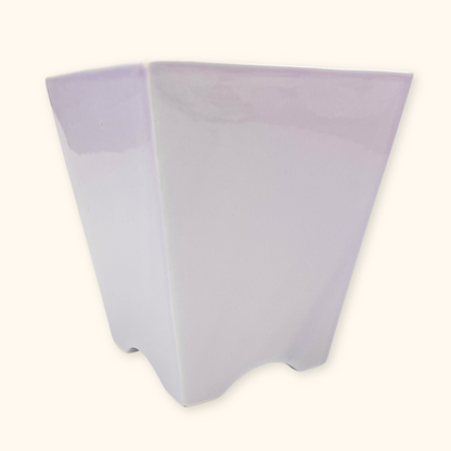 Lilac Purple Vintage Square Ceramic Planter