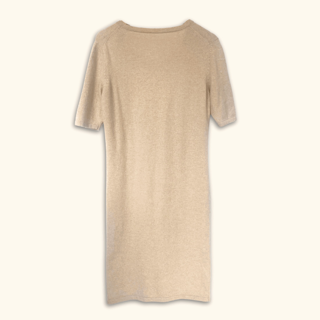 Cashmere Midi Dress Cream - Size Medium - Denner Cashmere - Dresses