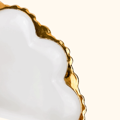 Vintage 1960s Anchor Hocking Milk Scallop Divided Glass Plate -  - Kitchenware