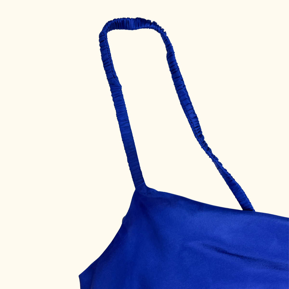 Omnes Royal Blue Satin Cami Top - Size 8
