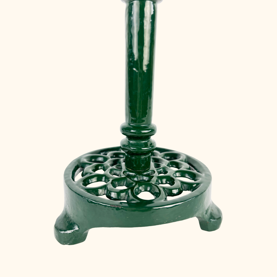 Dark Green Cast Iron Kitchen Roll Holder Sunshine Thrift