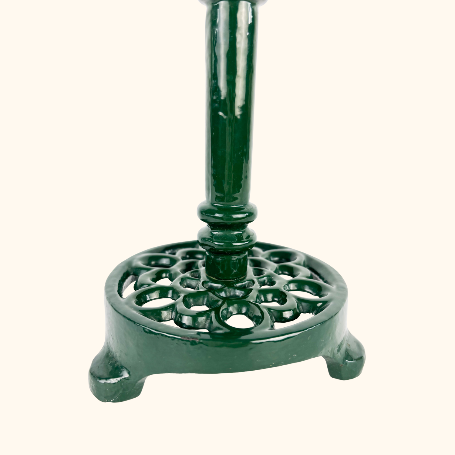 Dark Green Cast Iron Kitchen Roll Holder Sunshine Thrift