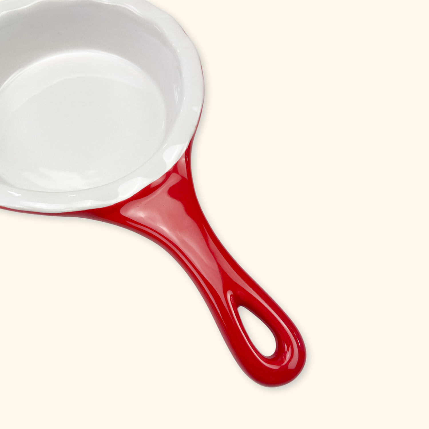 Modern Gourmet Foods Stoneware Red Pie Dish