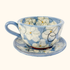 Peter Lochhead Abbey Ceramics  Coffee Tea Mug and Saucer Sunshine Thrift