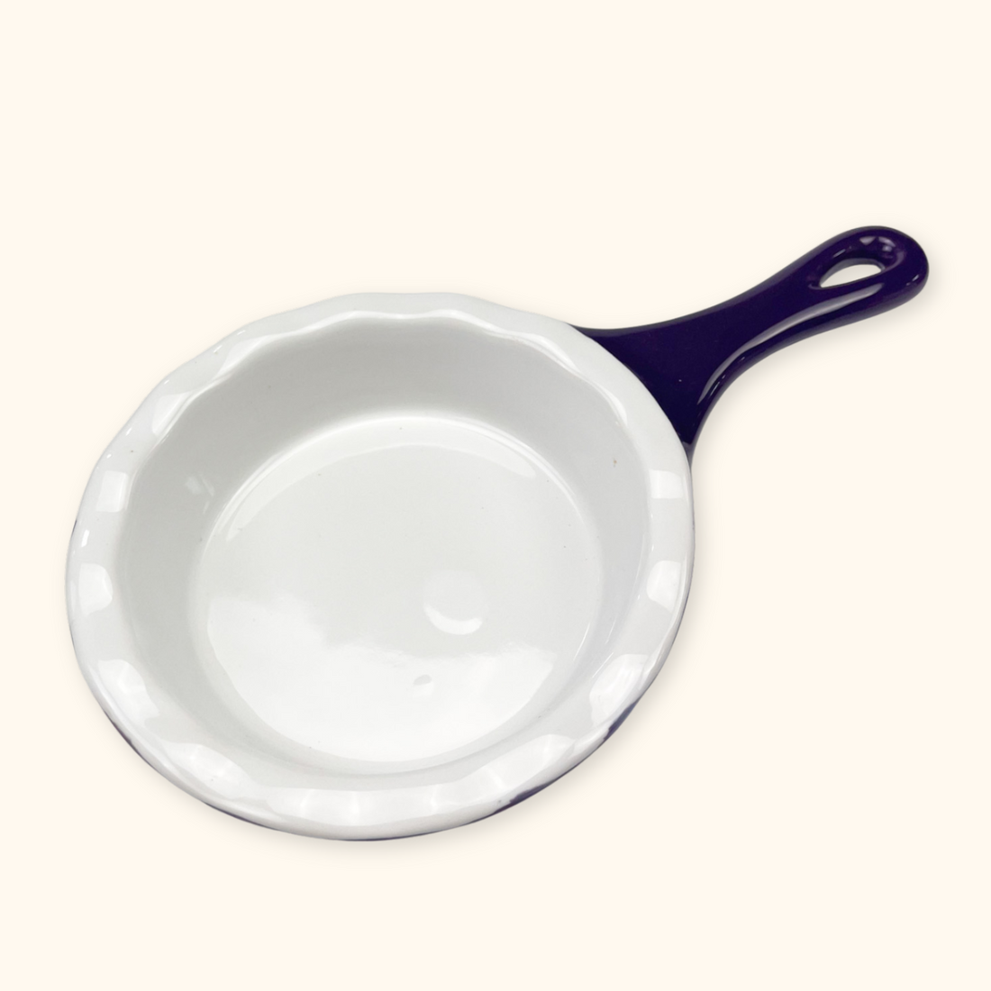 Modern Gourmet Foods Stoneware Purple Pie Dish