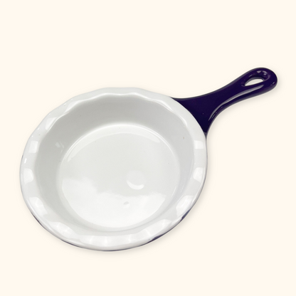 Modern Gourmet Foods Stoneware Purple Pie Dish