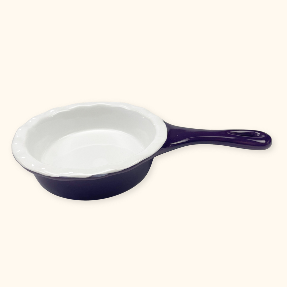 Modern Gourmet Foods Stoneware Purple Pie Dish