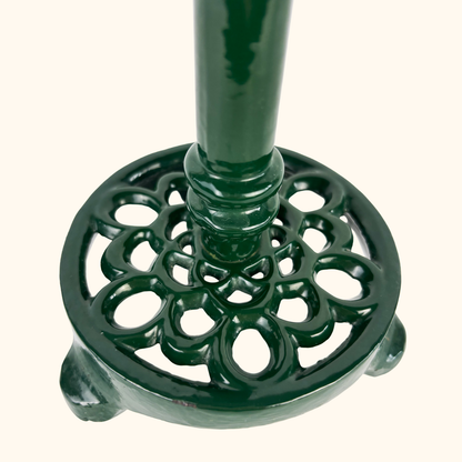 Dark Green Cast Iron Kitchen Roll Holder Sunshine Thrift