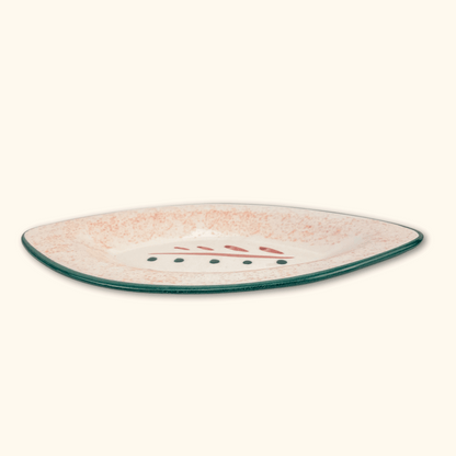 Leaf Shaped Ceramic Soap Dish -  - Soap dish