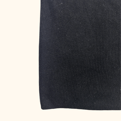 Whistles Black Stretch Frill Vest - Size 16 Whistles