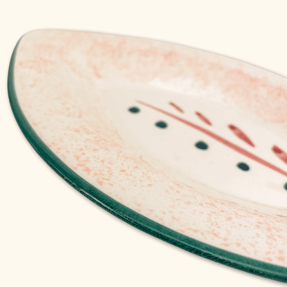 Leaf Shaped Ceramic Soap Dish -  - Soap dish
